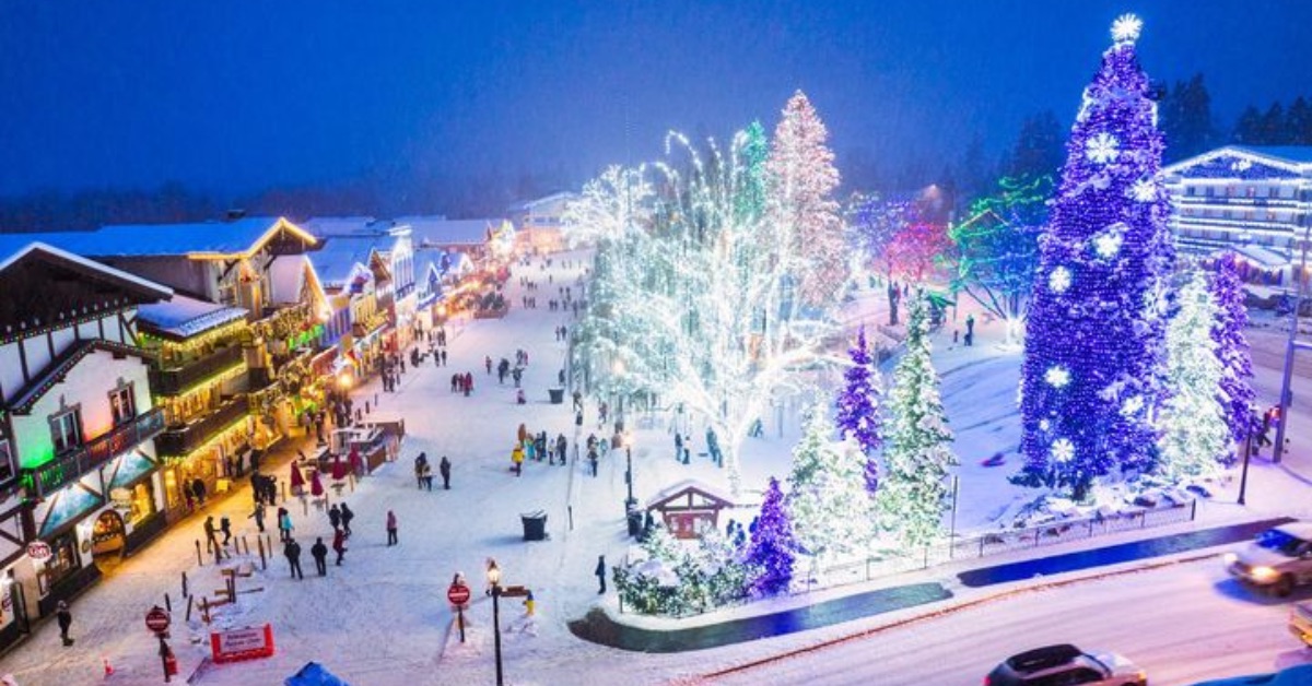 Leavenworth Lights Christmas Town in Washington Silvara Cellars