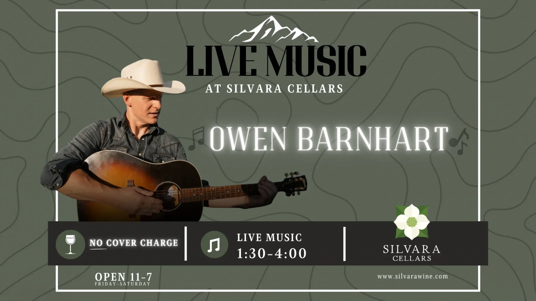 Owen Barnhart playing live at Silvara Cellars